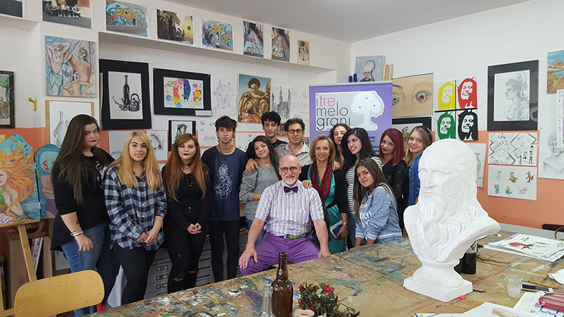 Laboratorio al Liceo Artistico Santoni
