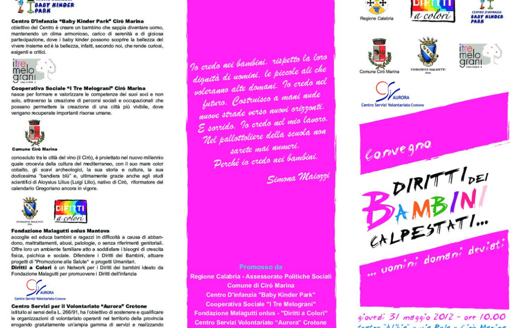 Convegno: “Diritti dei bambini calpestati”