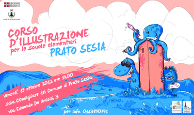 Corso di illustrazione per scuole elementari – Prato Sesia (NO)
