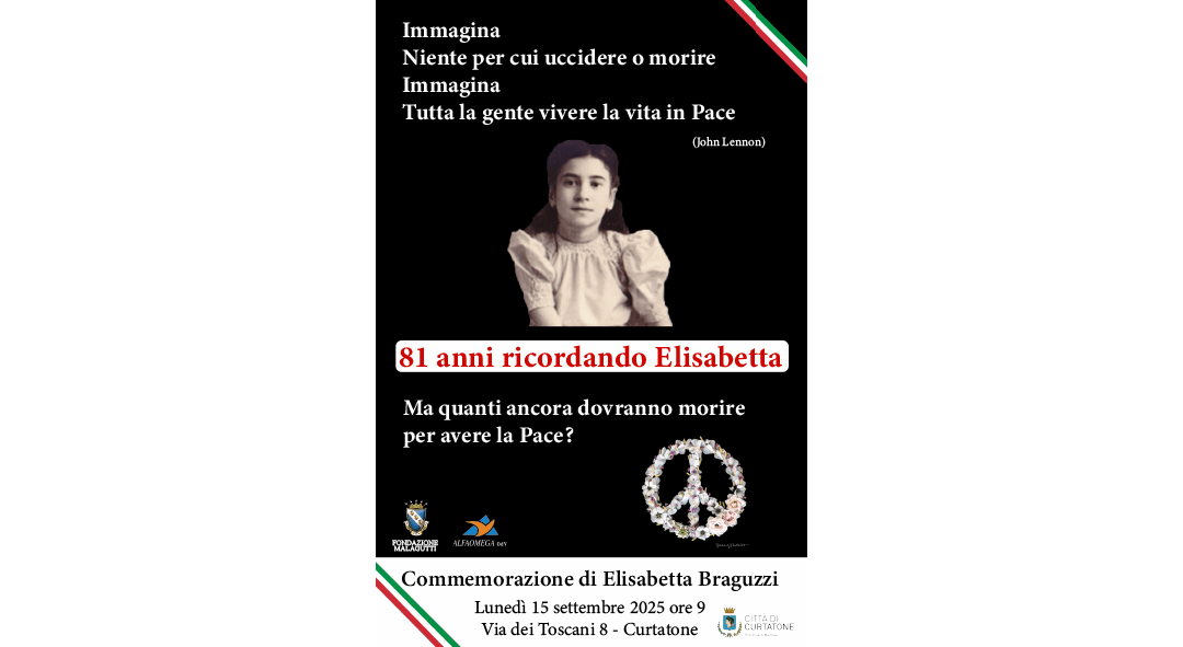 81° Commemorazione di Elisabetta Braguzzi – lunedì 15 settembre ore 9.00