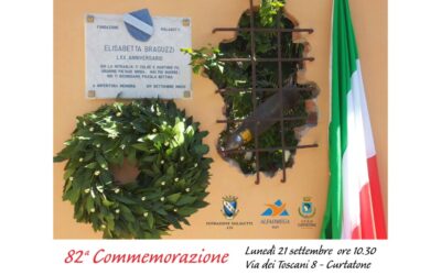 82ª Commemorazione di Elisabetta Braguzzi e Premiazione del Concorso “Semi di Pace” – lunedì 21 settembre ore 10.30
